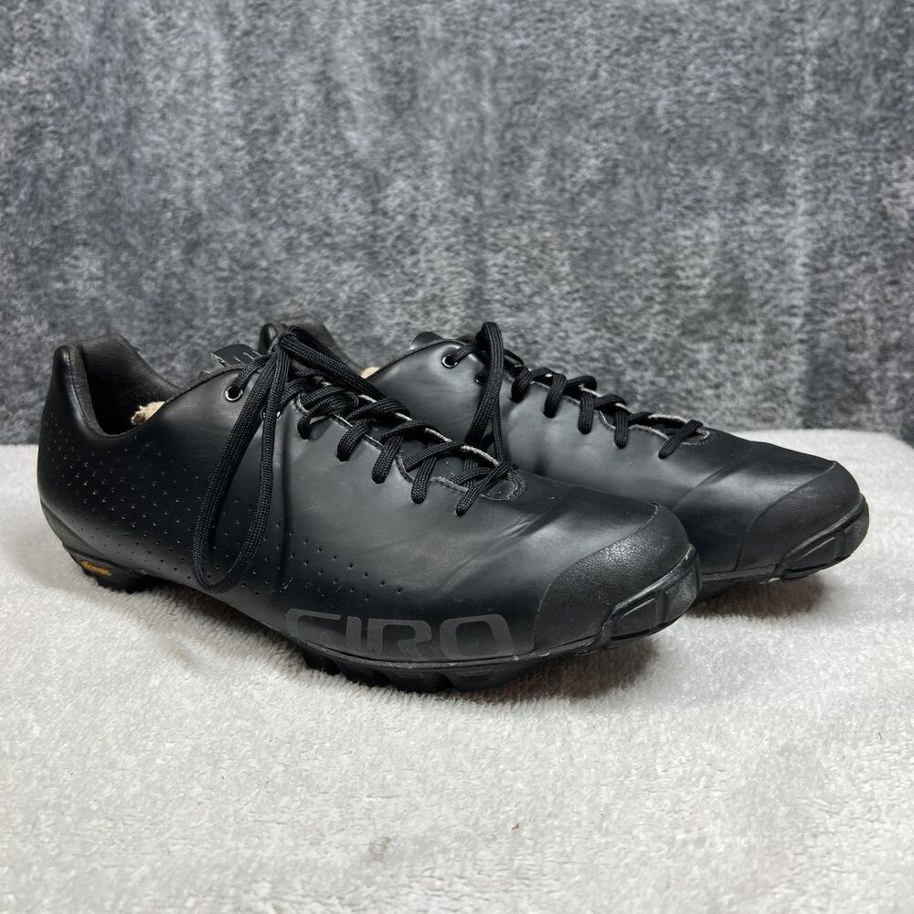 Giro Empire VR90 Cycling Shoes Mens 11 EU 44.5 Black Lace MTB Vibram Sole XC